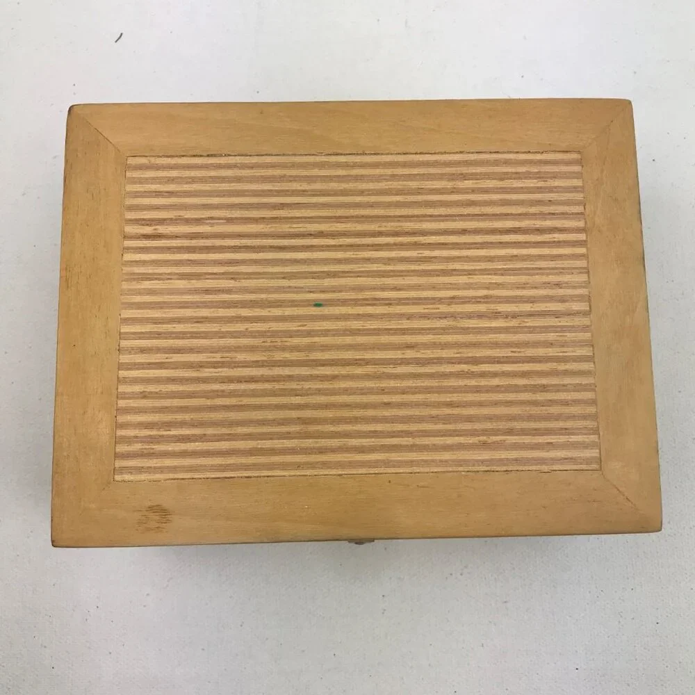 Wood Trinket Jewelry Box Latch Lock 5.75